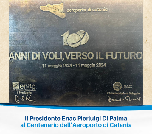 Il Presidente Enac Pierluigi Di Palma al Centenario dell’Aeroporto di Catania