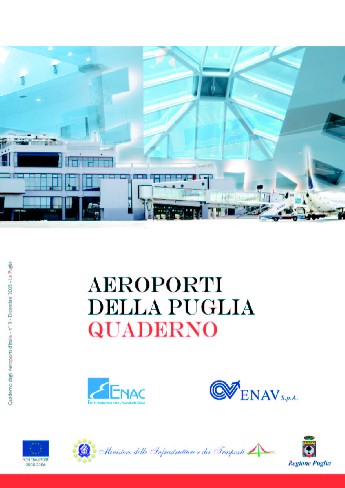 Copertina della pubblicazione dell'Enac Aeroporti della Puglia - Quaderno