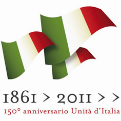 Logo ufficiale delle celebrazioni del 150° anniversario dell'Unità d'Italia 