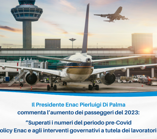 Il Presidente Enac Pierluigi Di Palma commenta l’aumento dei passeggeri del 2023