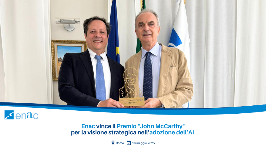 Enac vince il Premio "John McCarthy"