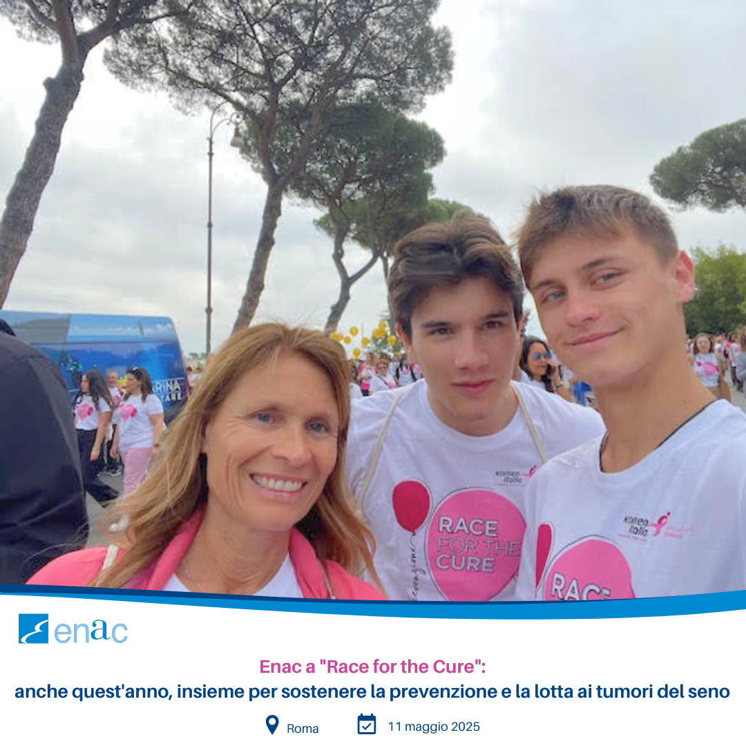 Delegazione ENAC alla Race For The Cure
