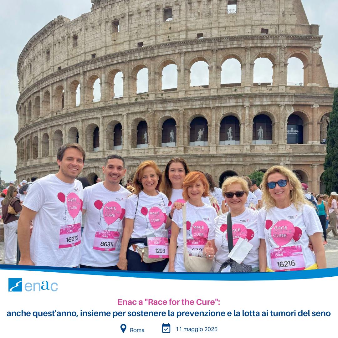 Delegazione ENAC alla Race For The Cure