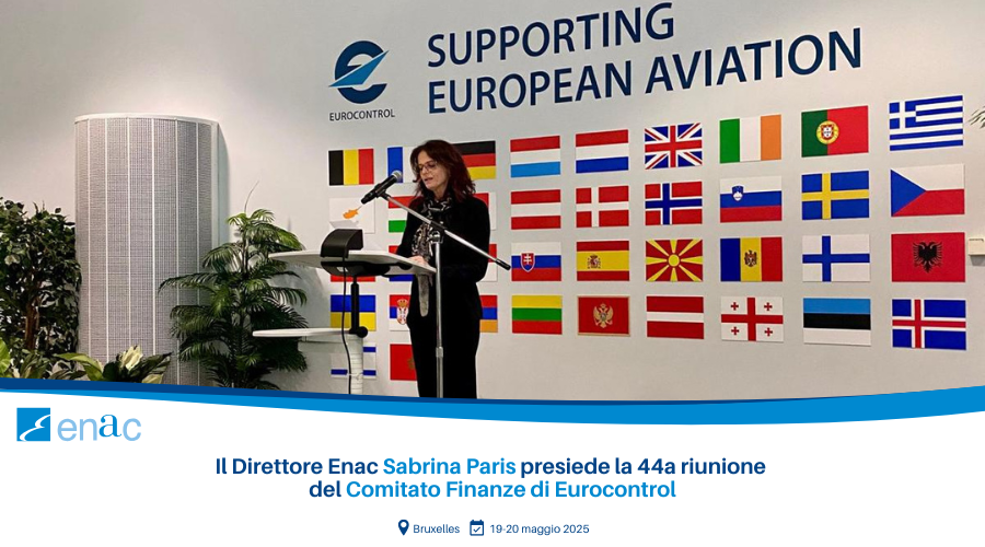 Il Direttore Enac Sabrina Paris presiede la 44a riunione del Comitato Finanze di Eurocontrol