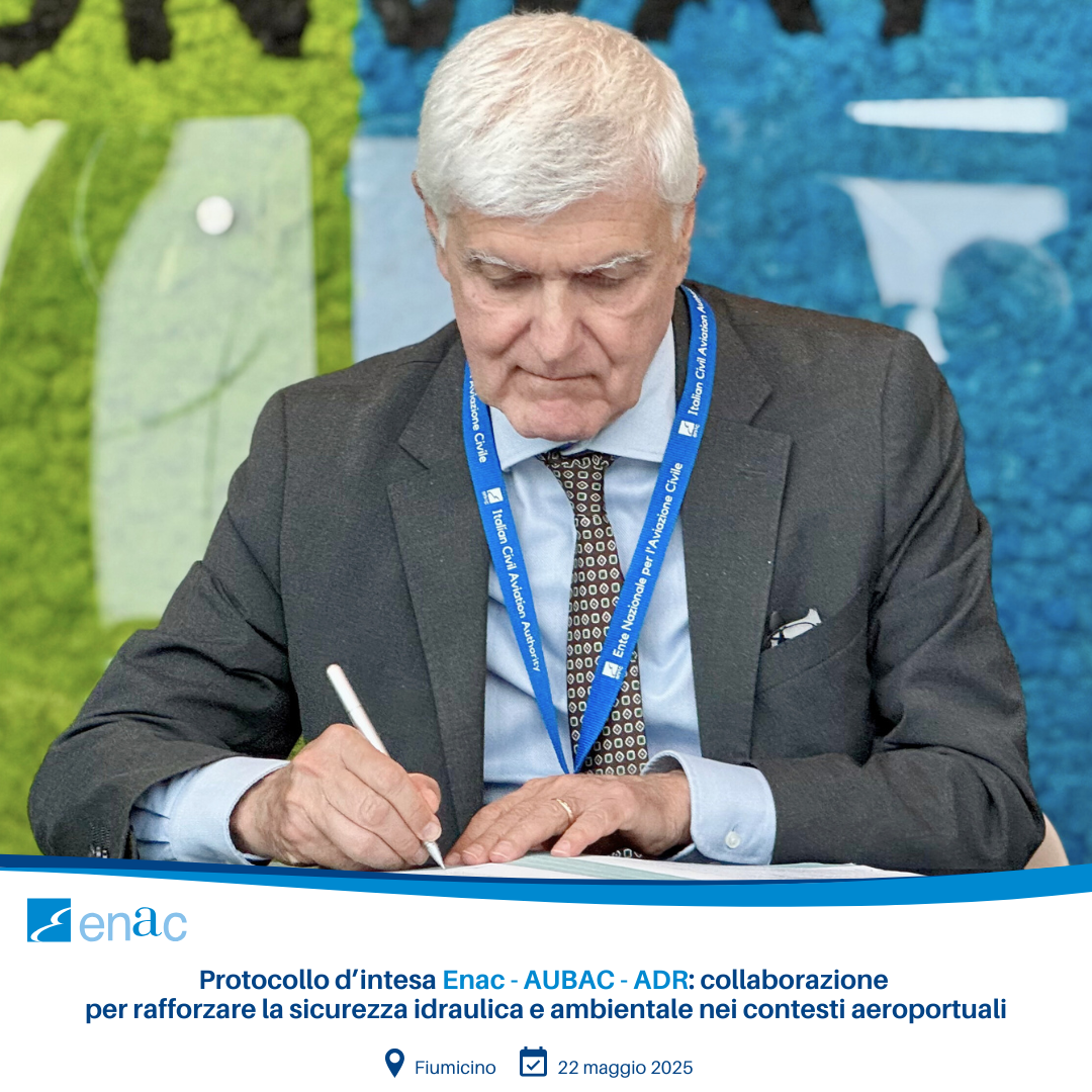 Firma protocollo d’intesa Enac - AUBAC - ADR