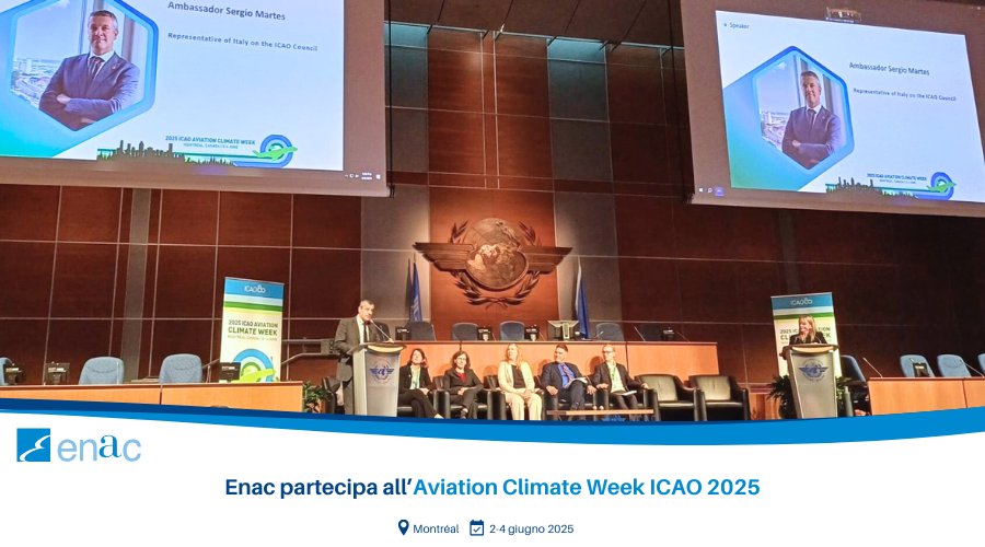 Enac partecipa all’Aviation Climate Week ICAO 2025