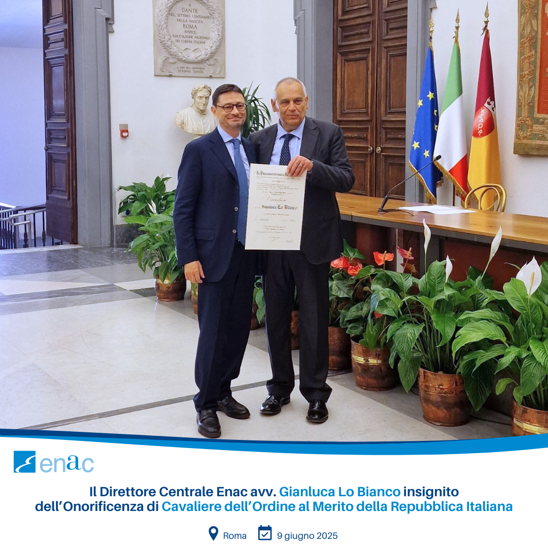 Il Direttore Gianluca Lo Bianco insignito dell’Onorificenza di Cavaliere dell’Ordine al Merito della Repubblica Italiana