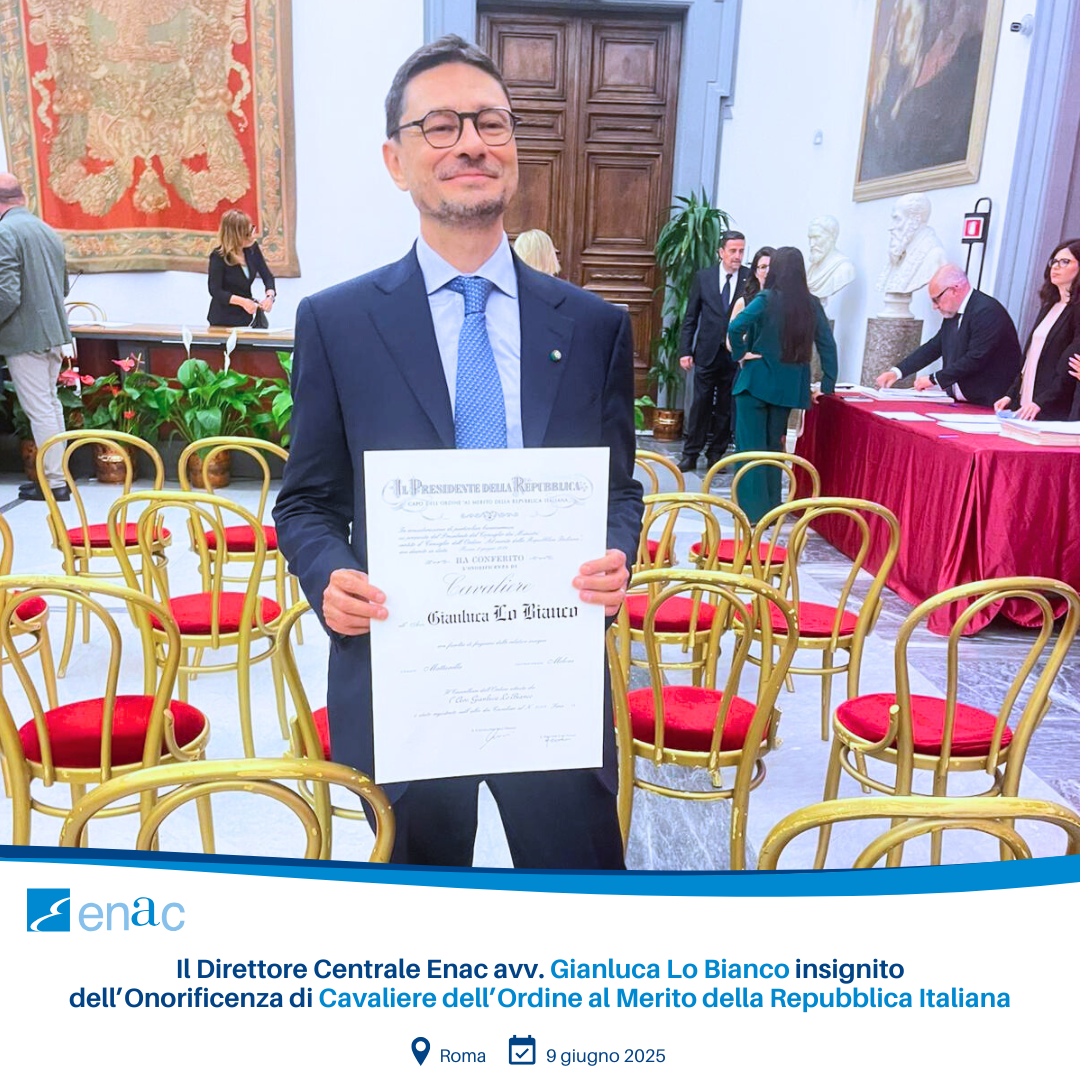 Il Direttore Gianluca Lo Bianco insignito dell’Onorificenza di Cavaliere dell’Ordine al Merito della Repubblica Italiana