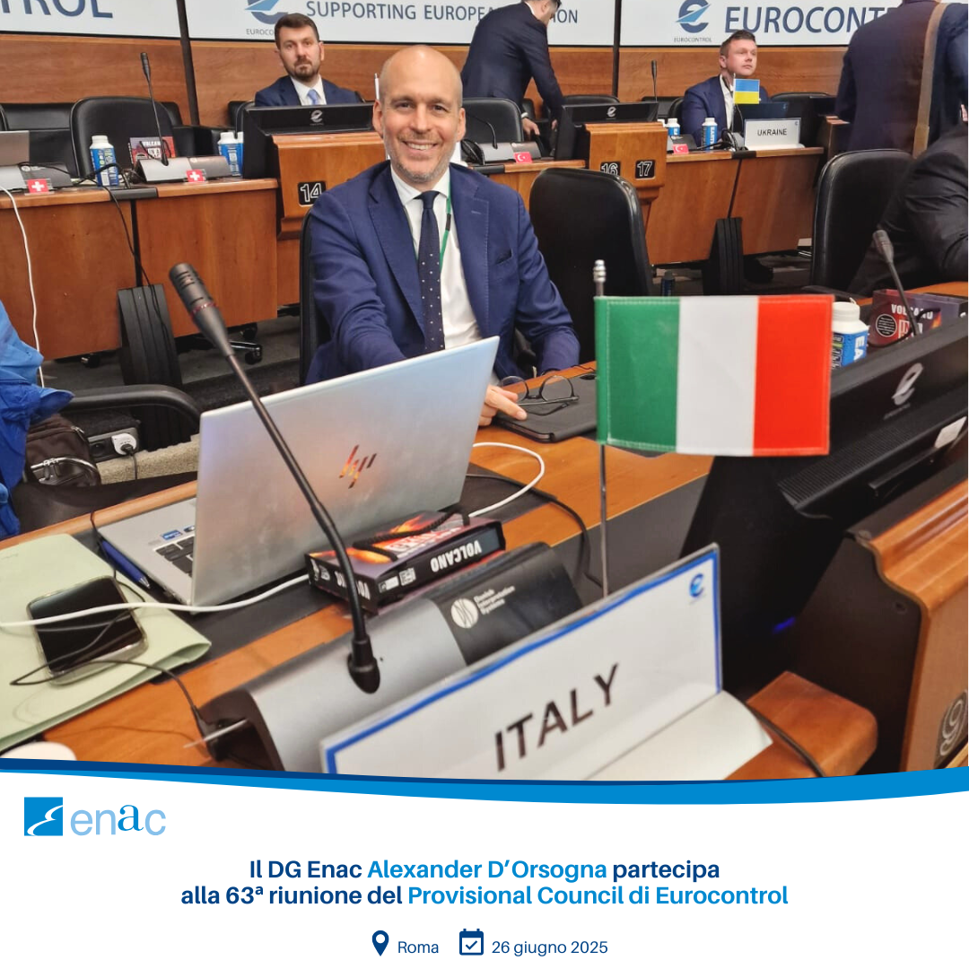 Il nuovo DG Enac alla 63ª riunione del Provisional Council di Eurocontrol