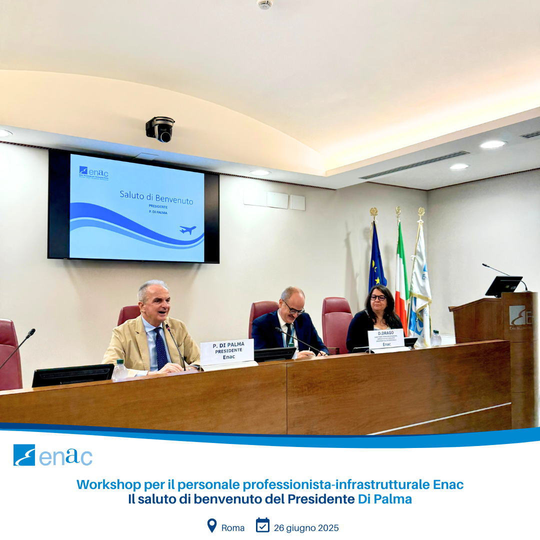 Workshop per il personale professionista-infrastrutturale Enac