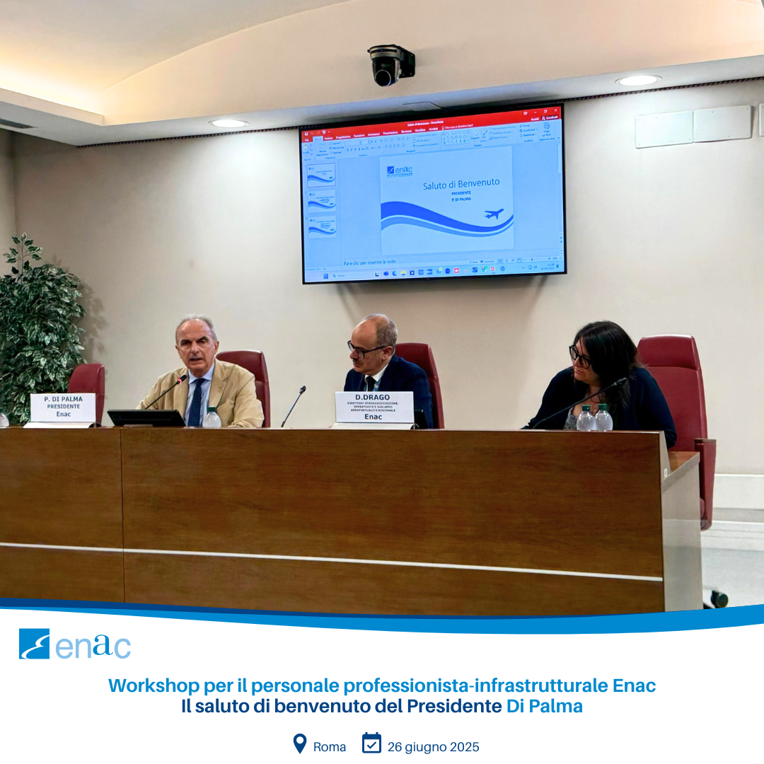 Workshop per il personale professionista-infrastrutturale Enac