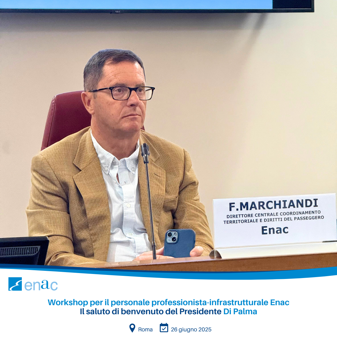 Workshop per il personale professionista-infrastrutturale Enac
