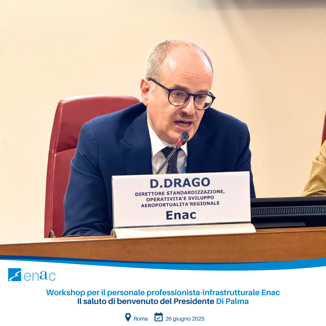 Workshop per il personale professionista-infrastrutturale Enac