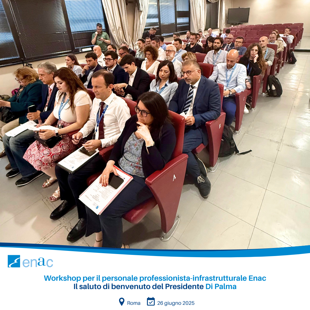 Workshop per il personale professionista-infrastrutturale Enac
