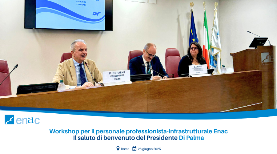 Workshop per il personale professionista-infrastrutturale Enac