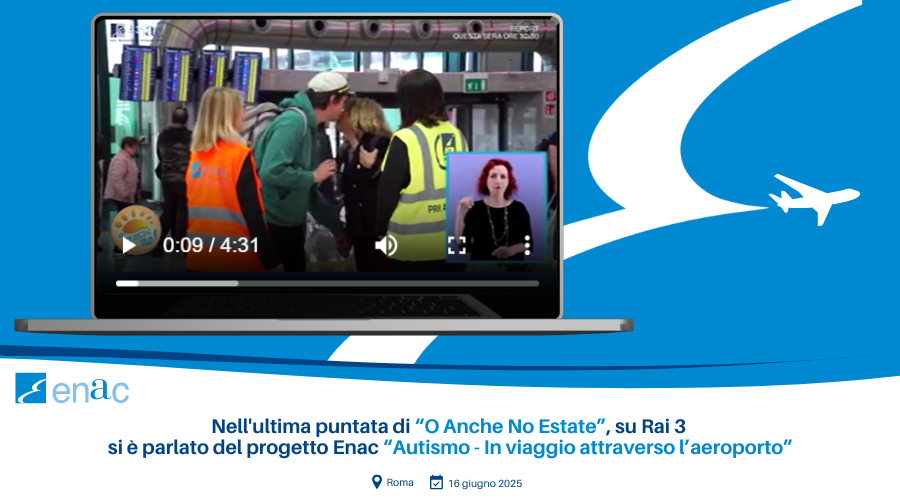progetto Enac “Autismo - In viaggio attraverso l’aeroporto”