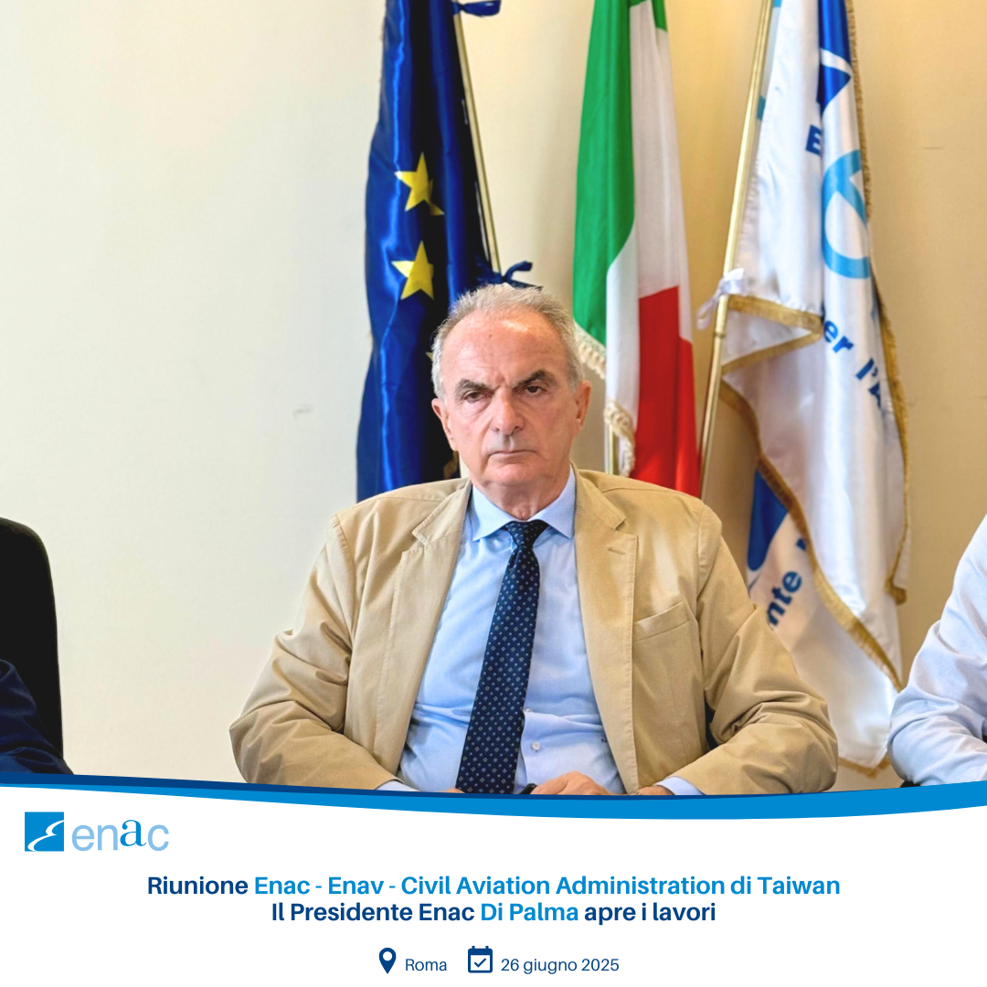 Riunione Enac - Enav - Civil Aviation Administration di Taiwan