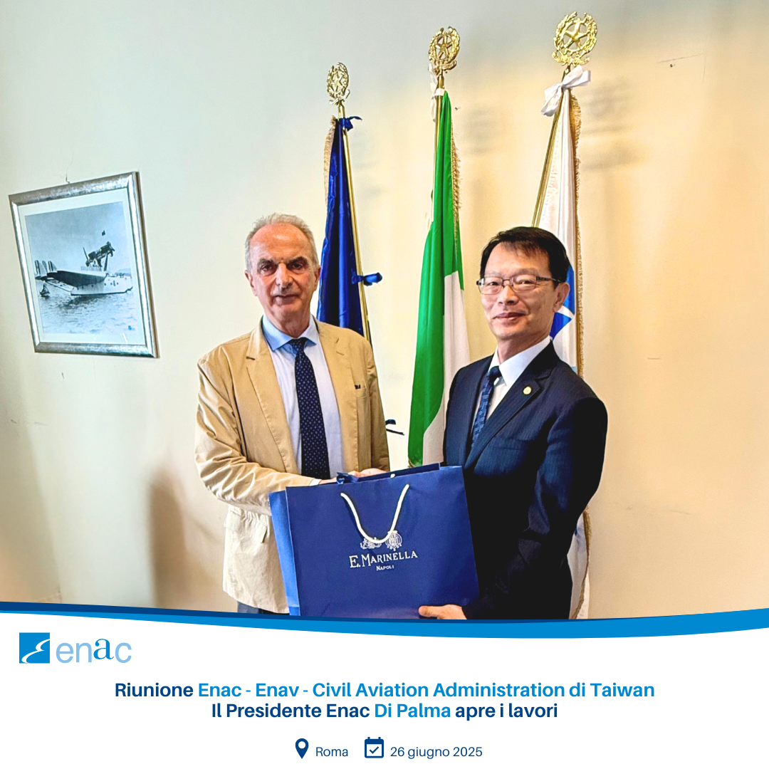 Riunione Enac - Enav - Civil Aviation Administration di Taiwan