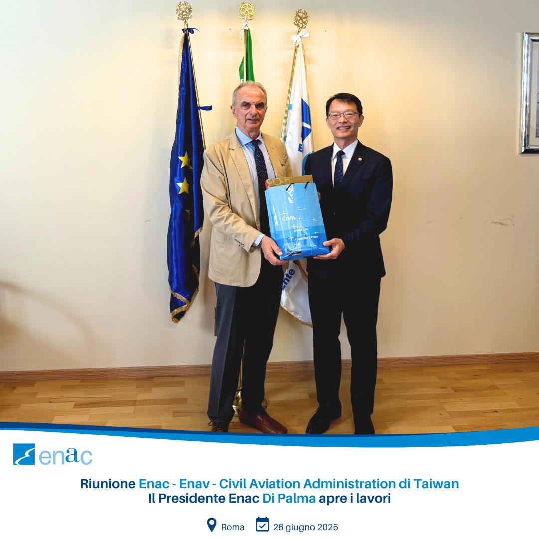 Riunione Enac - Enav - Civil Aviation Administration di Taiwan