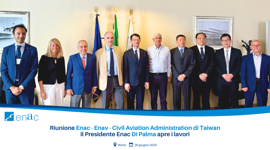 Riunione Enac - Enav - Civil Aviation Administration di Taiwan