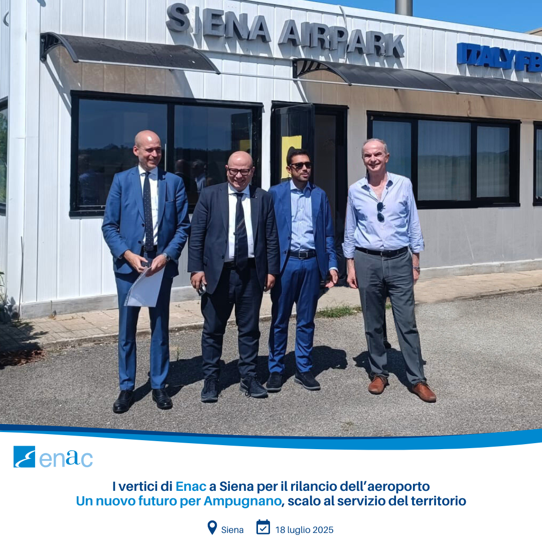 Rilancio dell'aeroporto di Siena Ampugnano
