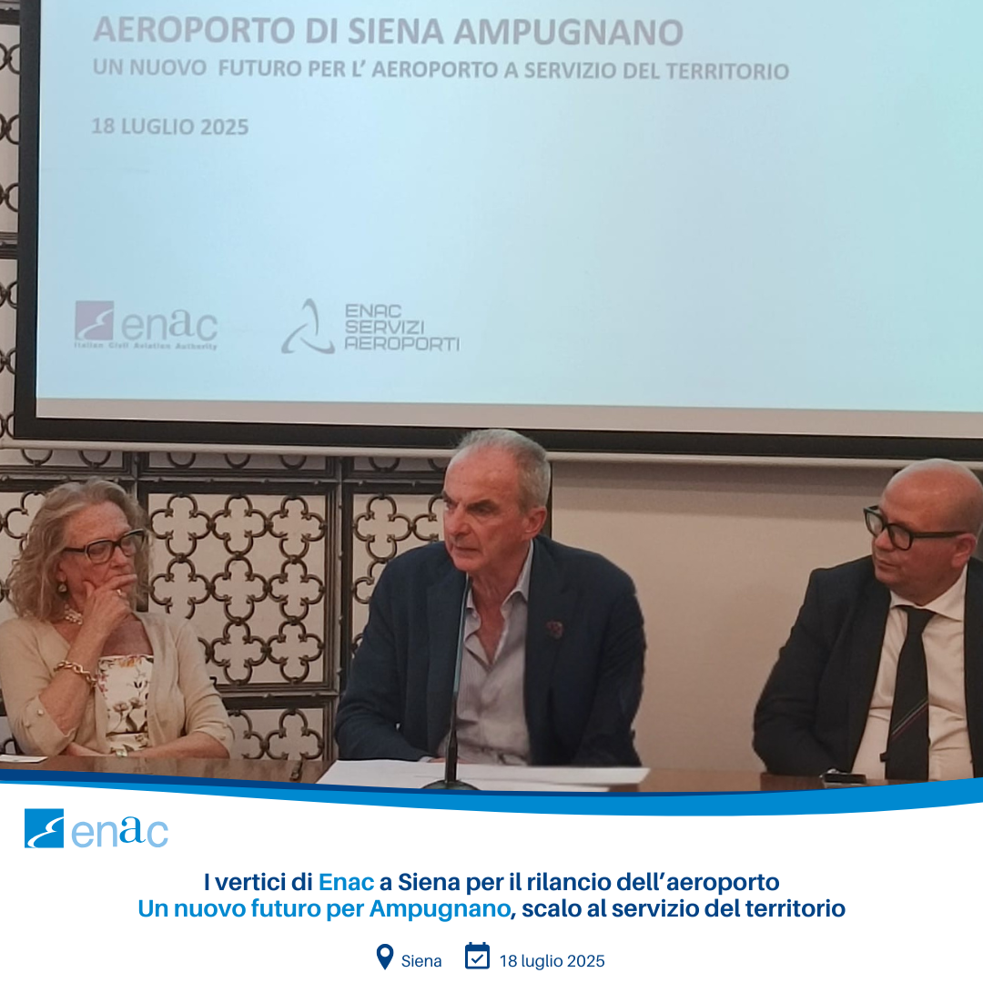 Rilancio dell'aeroporto di Siena Ampugnano