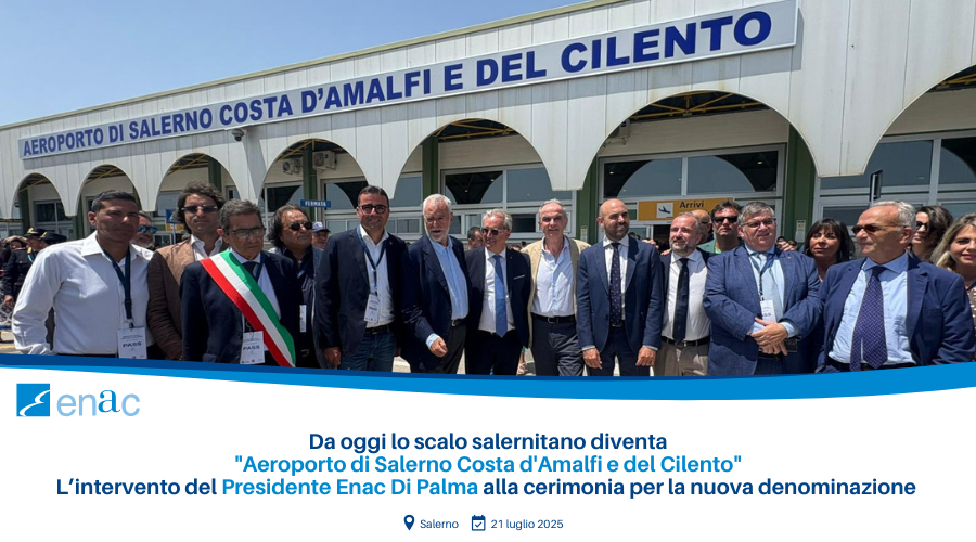 Denominazione Aeroporto di Salerno Costa d'Amalfi e del Cilento
