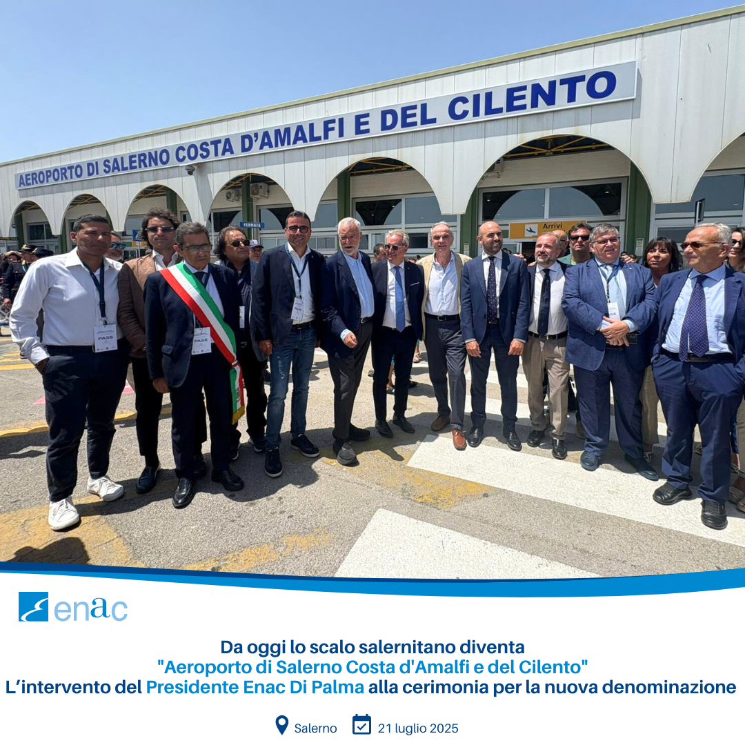 Denominazione Aeroporto di Salerno Costa d'Amalfi e del Cilento