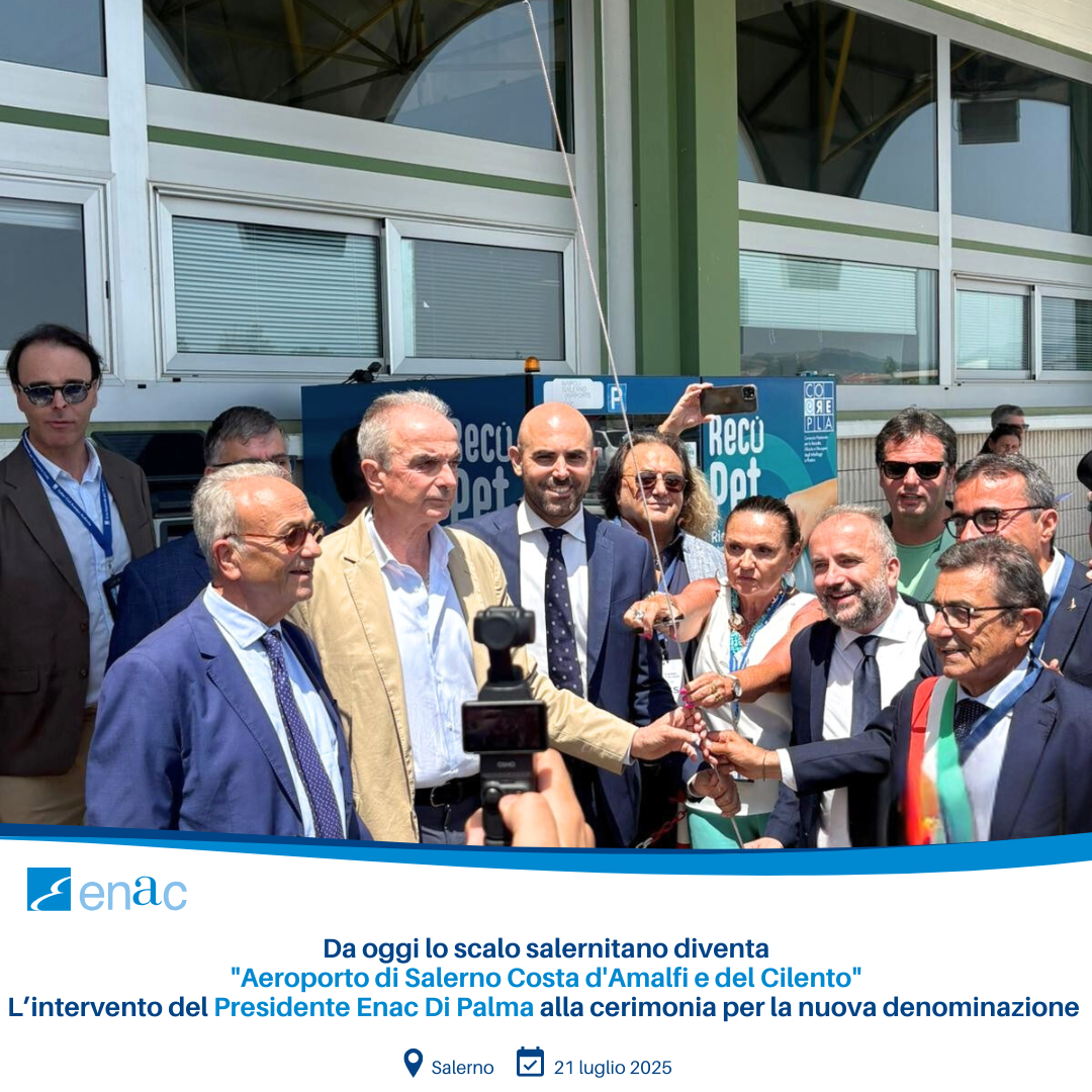 Denominazione Aeroporto di Salerno Costa d'Amalfi e del Cilento