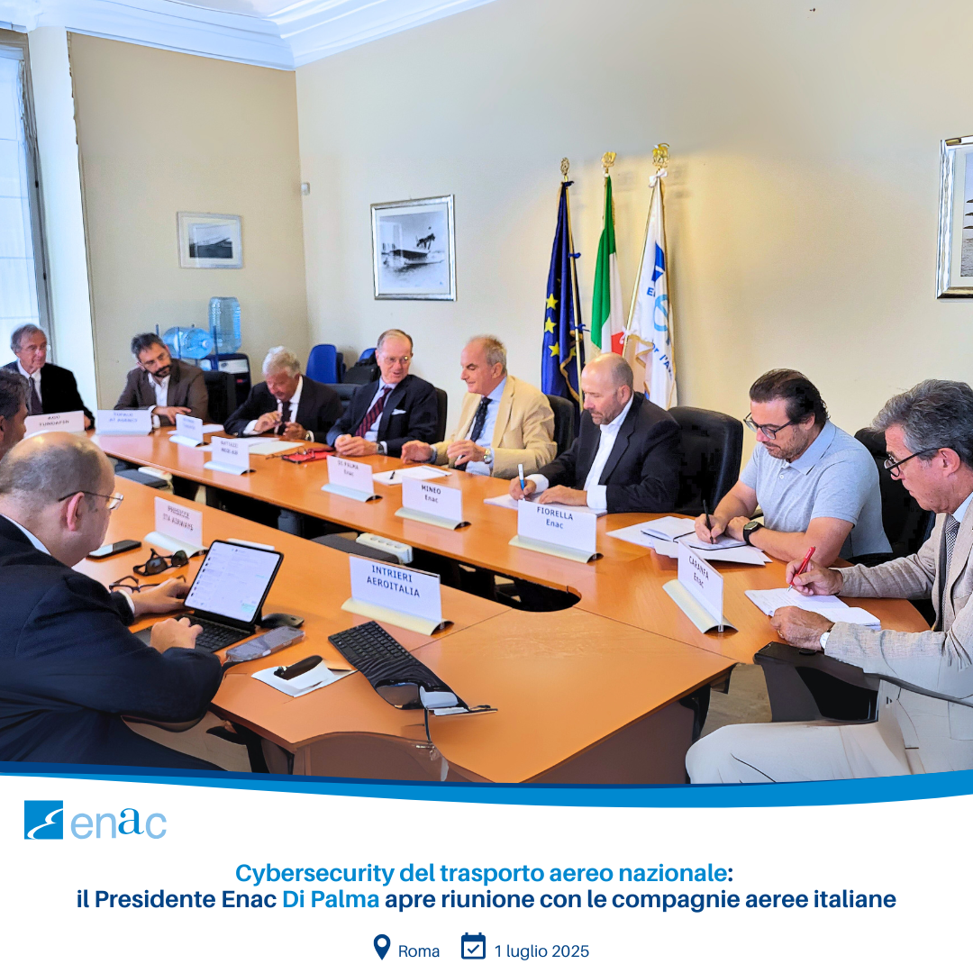 meeting con i rappresentanti delle compagnie italiane titolari di certificato di operatore aereo (COA) nazionale