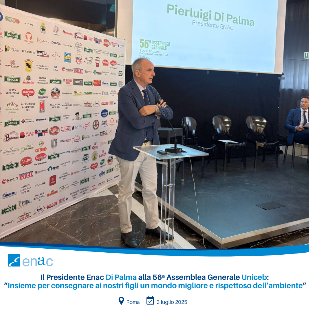 Il Presidente Enac Di Palma alla 56ᵃ Assemblea Generale Uniceb “Prospettive e nuove visioni per la filiera delle carni nello scenario globale”