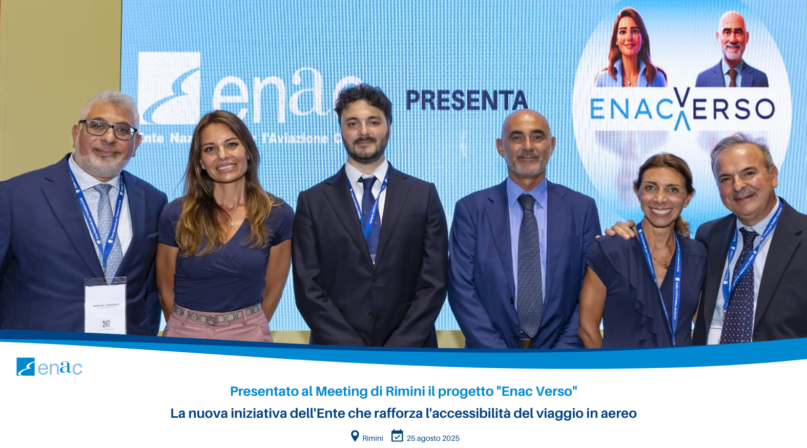 Enac Verso. Un nuovo modo per informare e accompagnare i passeggeri con disabilità o mobilità ridotta