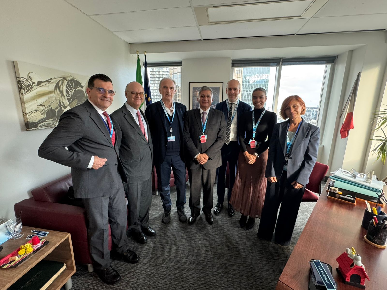 Nuovi bilaterali per la rappresentanza italiana nell'ambito della 42a Assemblea ICAO a Montréal: il working paper sui PET presentato dalla Colombia con il supporto di Enac