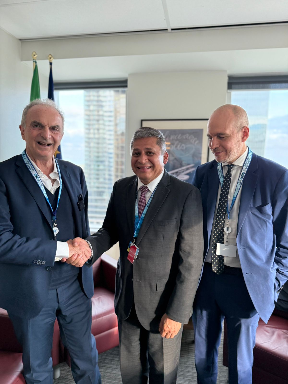 Nuovi bilaterali per la rappresentanza italiana nell'ambito della 42a Assemblea ICAO a Montréal: il working paper sui PET presentato dalla Colombia con il supporto di Enac