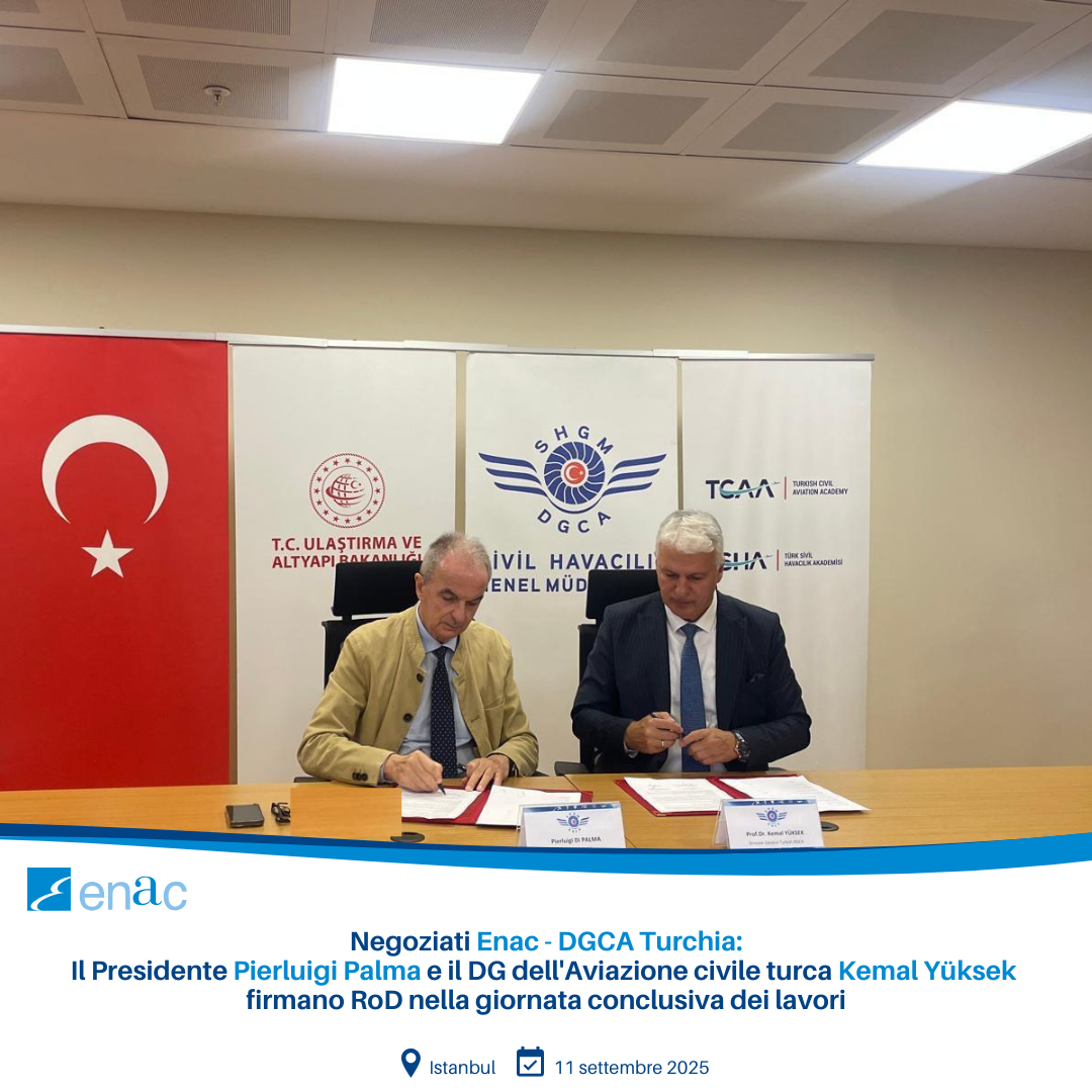 Negoziati Enac - DGCA Turchia