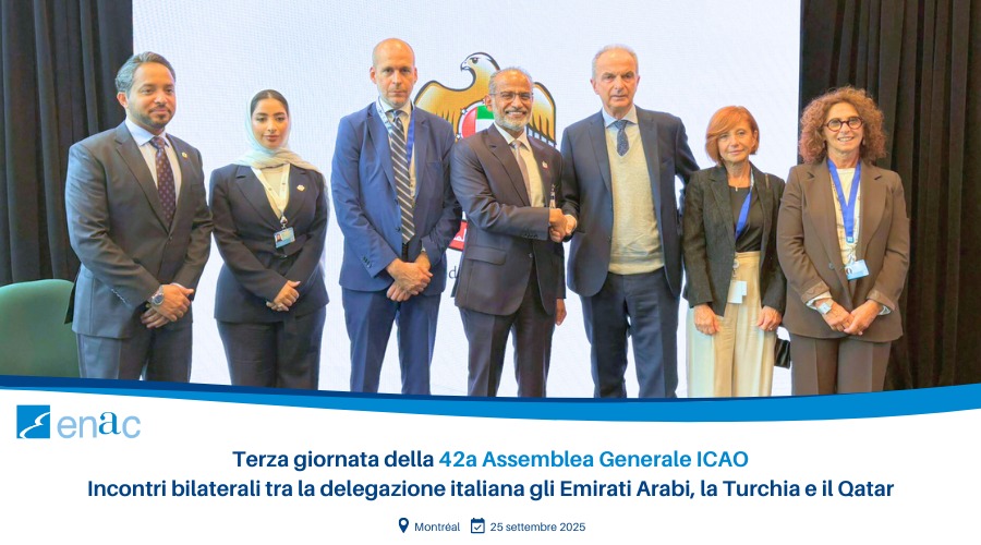Terza giornata di lavori per la delegazione italiana impegnata a Montréal dove è in corso la 42a Assemblea Generale ICAO