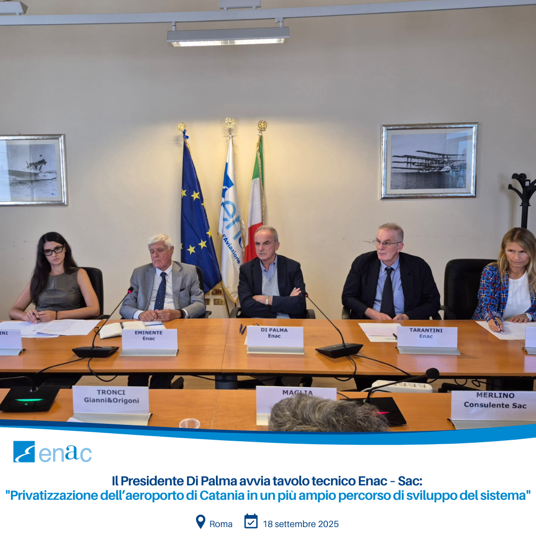 tavolo tecnico Enac – Società Aeroporto di Catania