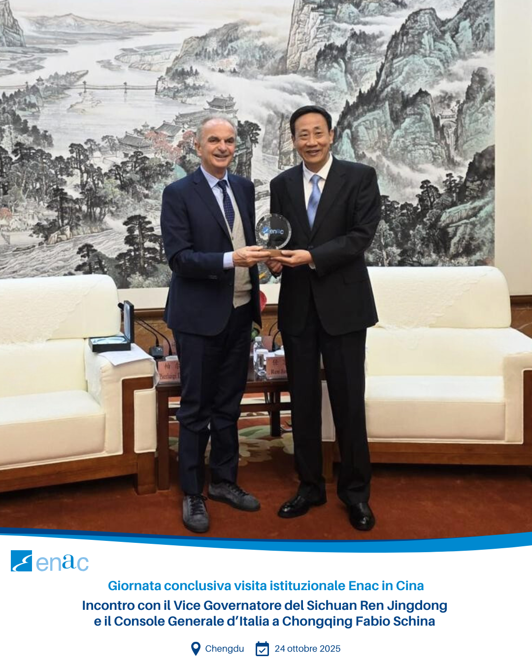 Giornata conclusiva visita Cina