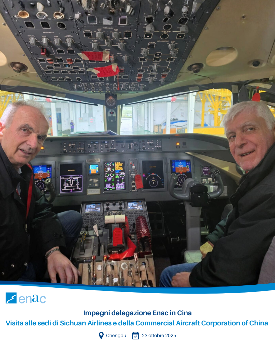 Visita alle sedi di Sichuan Airlines e COMAC