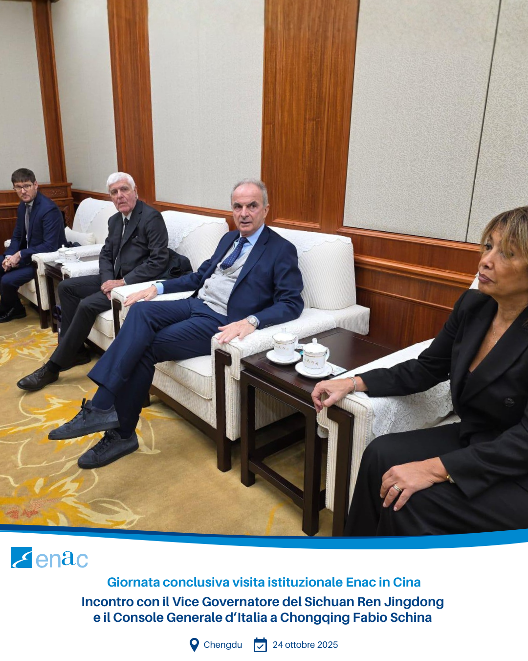 Giornata conclusiva visita Cina