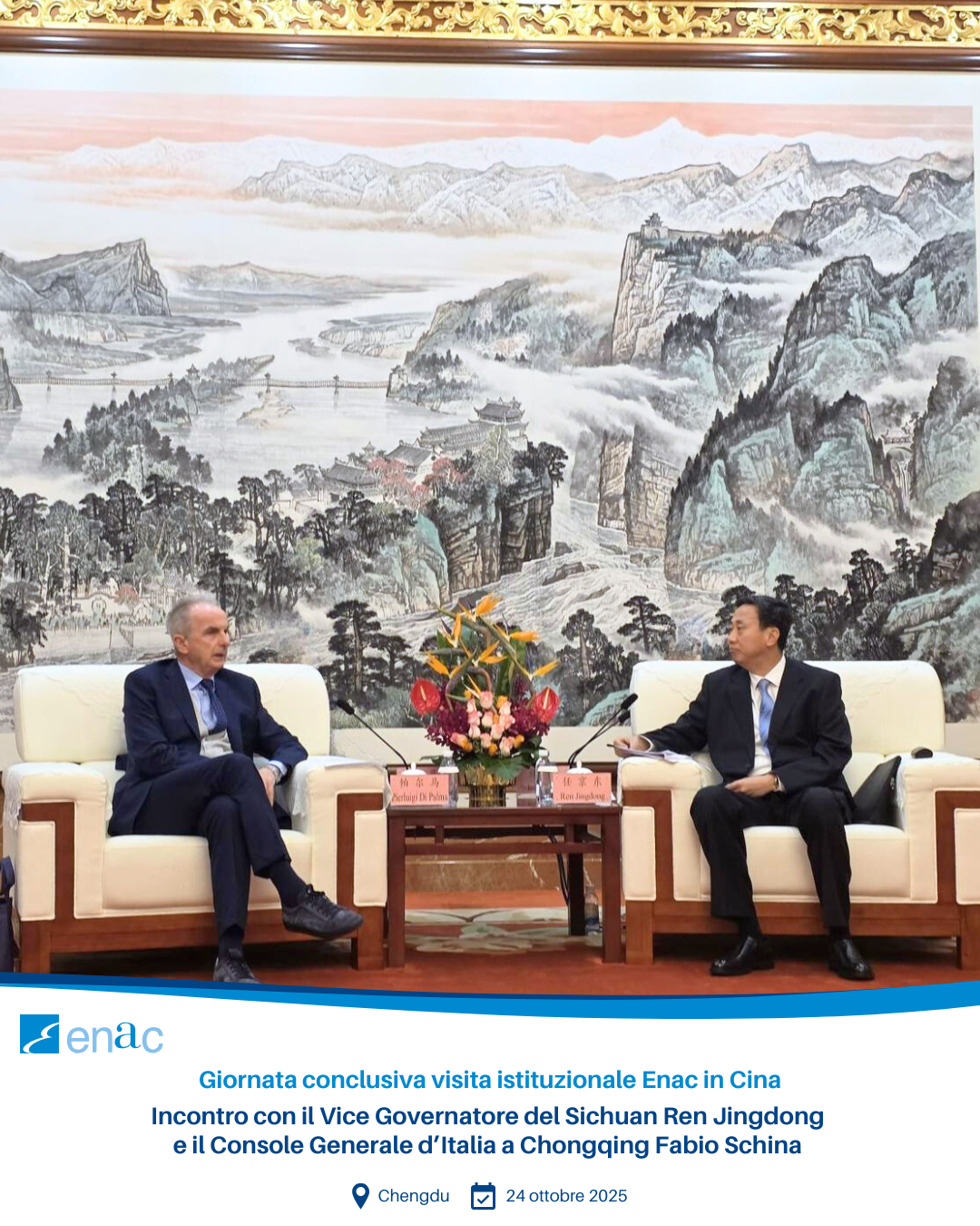 Giornata conclusiva visita Cina