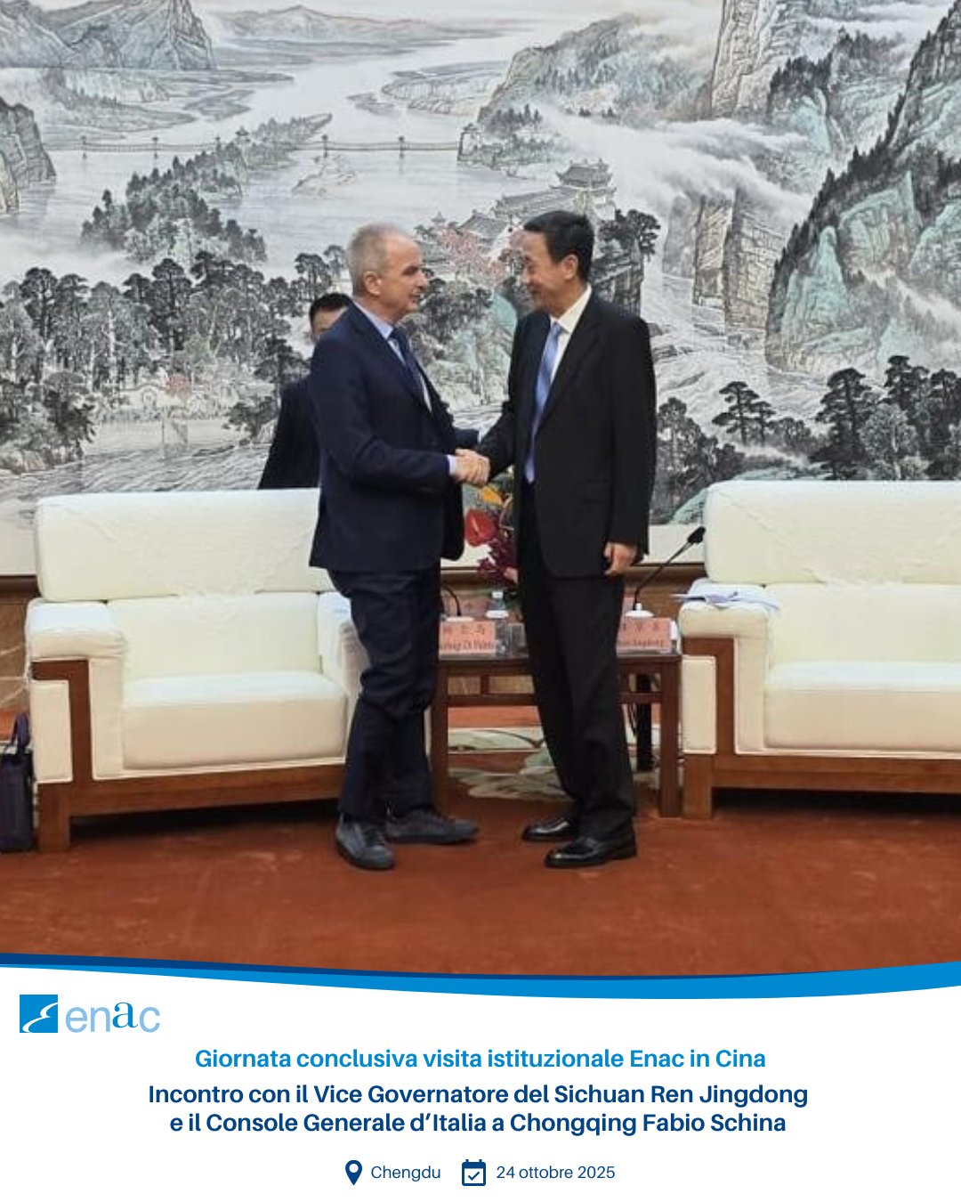 Giornata conclusiva visita Cina
