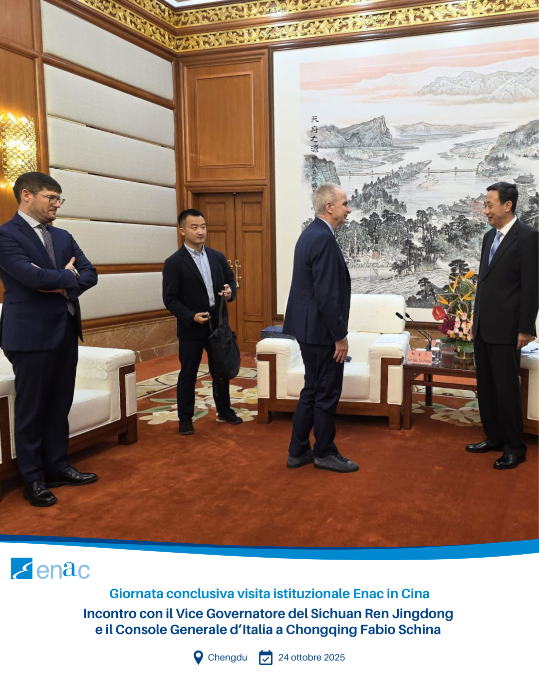 Giornata conclusiva visita Cina