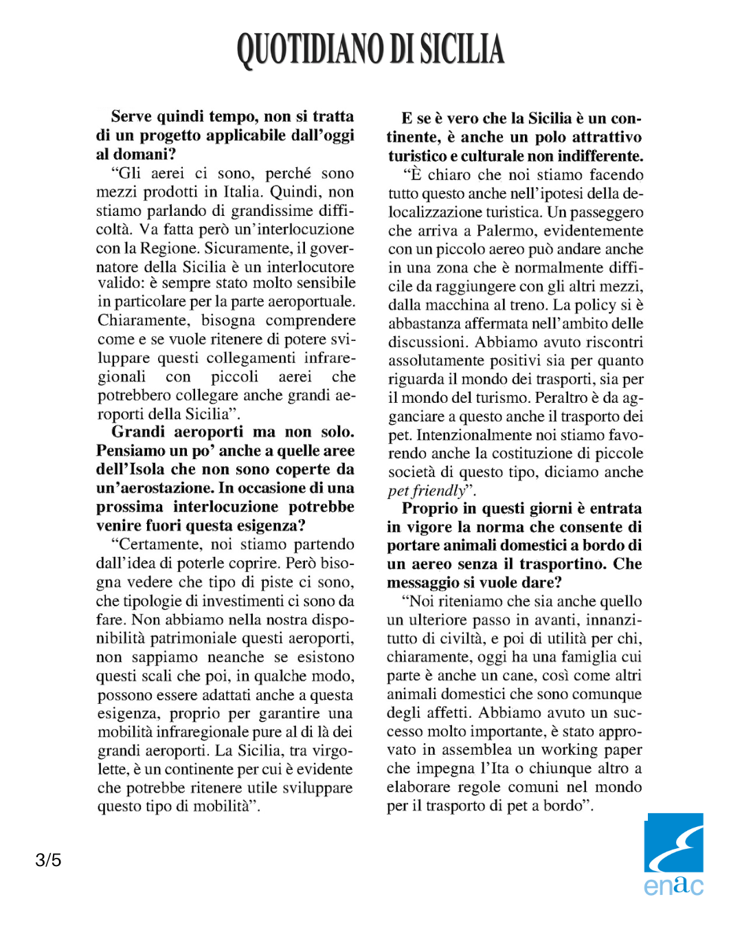 Intervsita Regional Air Mobility (RAM)