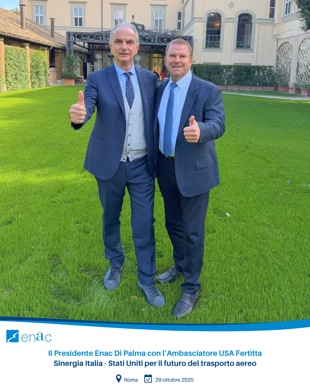 Visita Ambasciatore degli Stati Uniti d’America