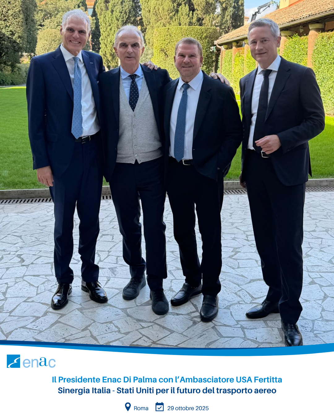 Visita Ambasciatore degli Stati Uniti d’America