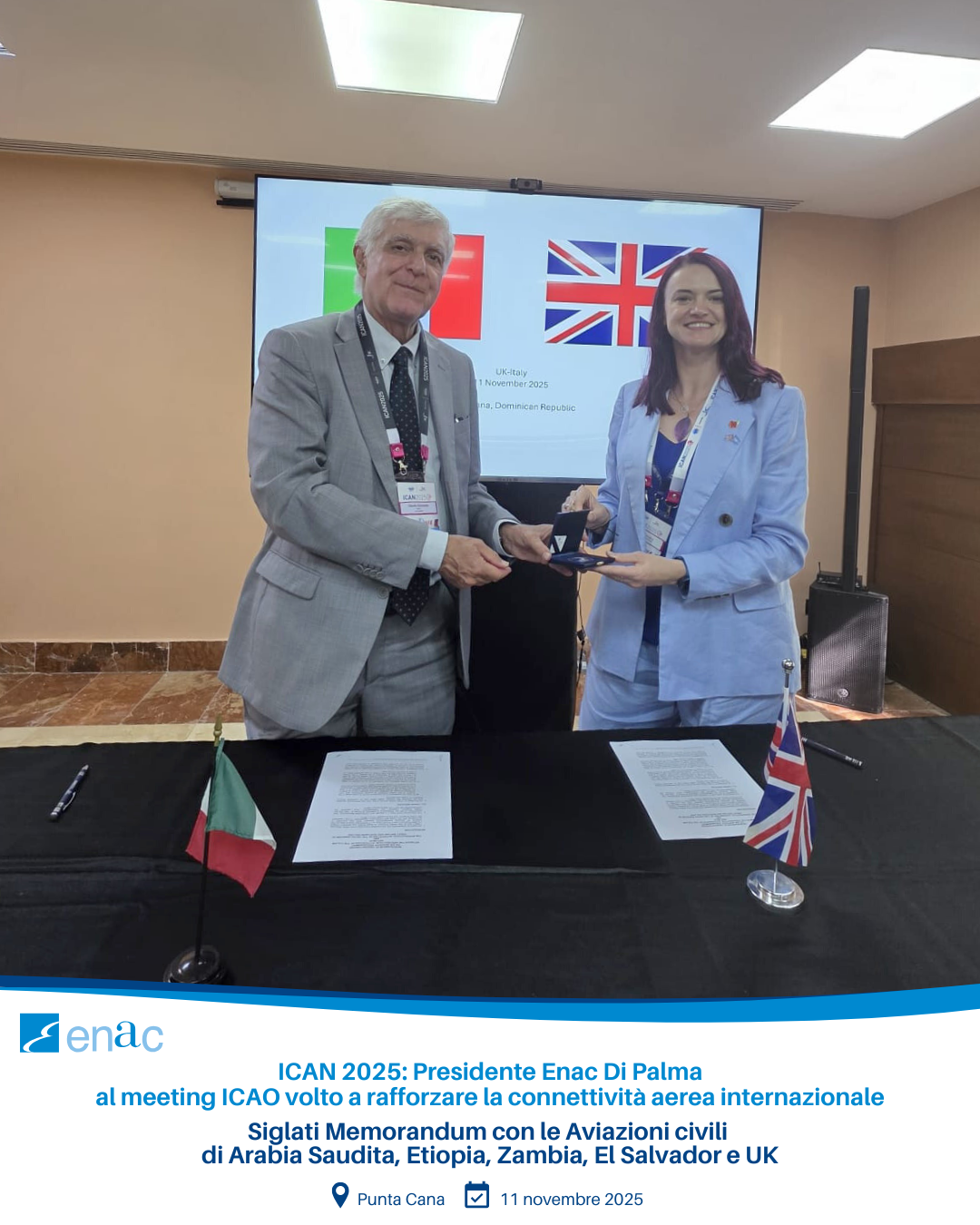 ICAN 2025: Presidente Enac Di Palma al meeting ICAO