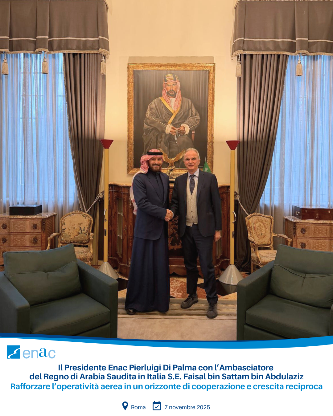 Visista Ambasciatore Arabia Saudita