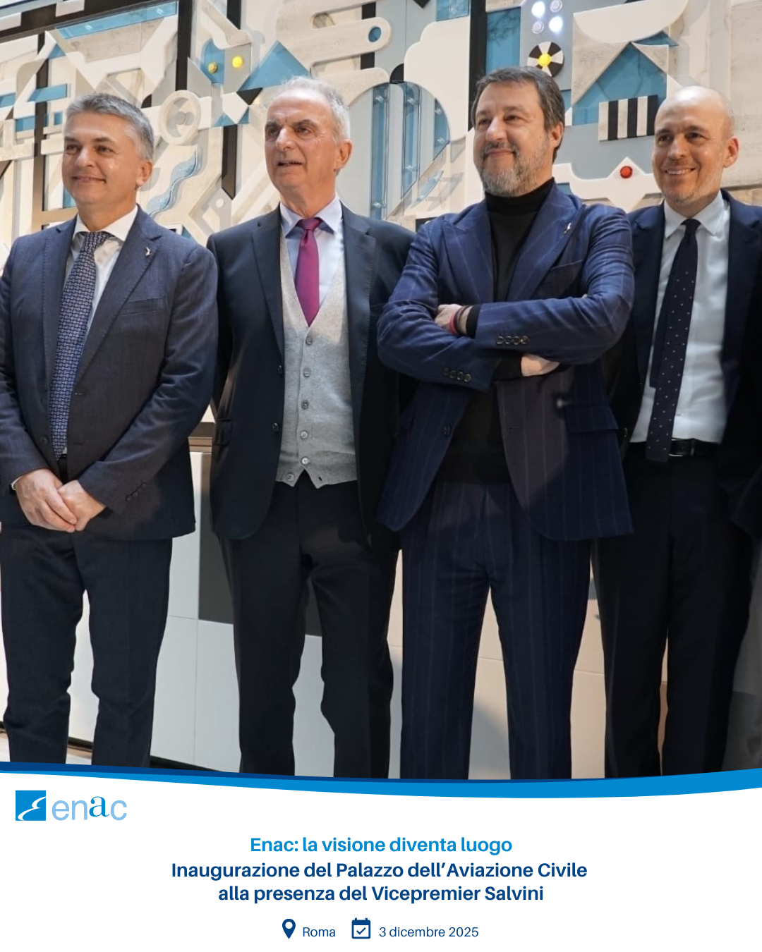 Inaugurazione Palazzo dell'Aviazione Civile