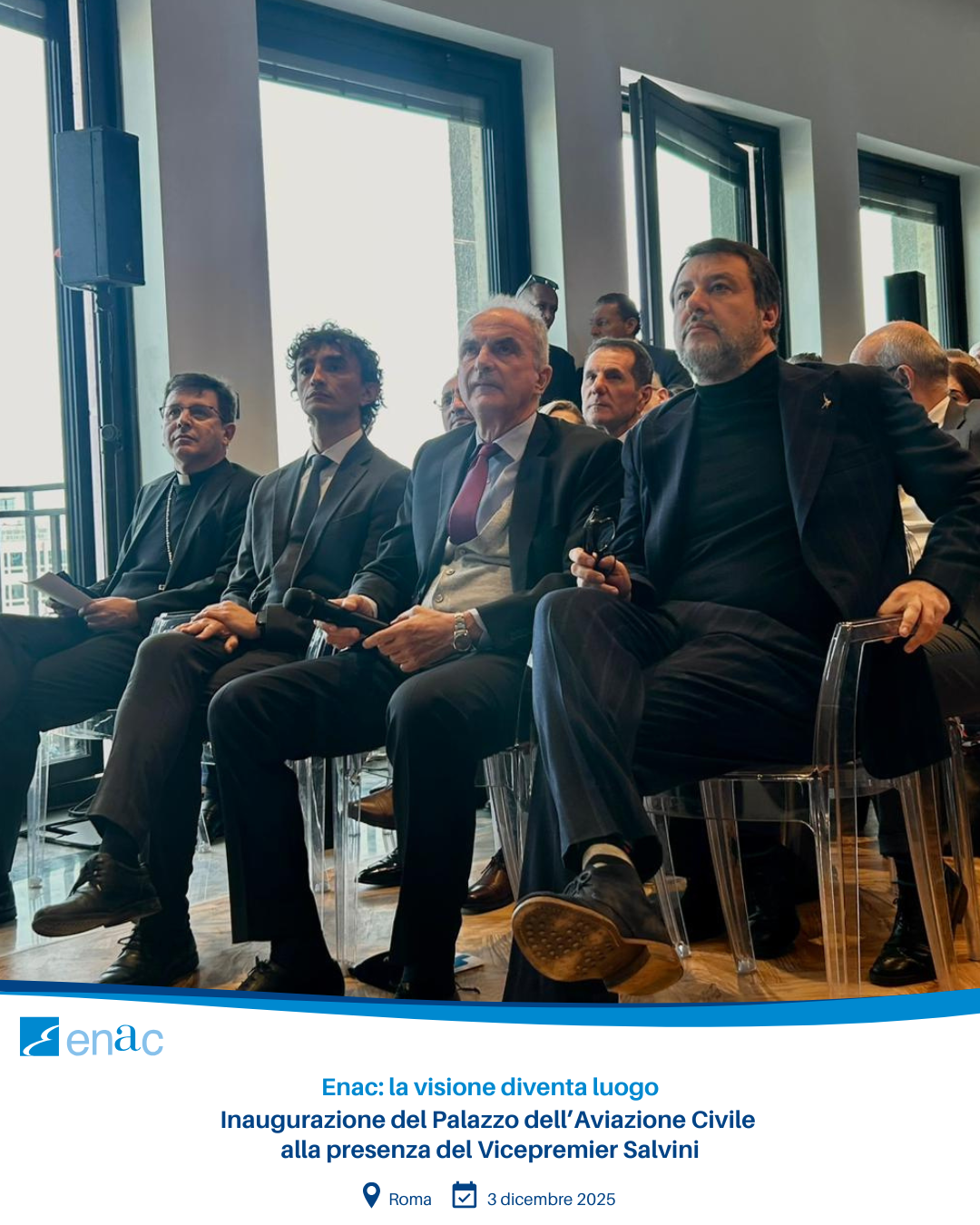 Inaugurazione Palazzo dell'Aviazione Civile